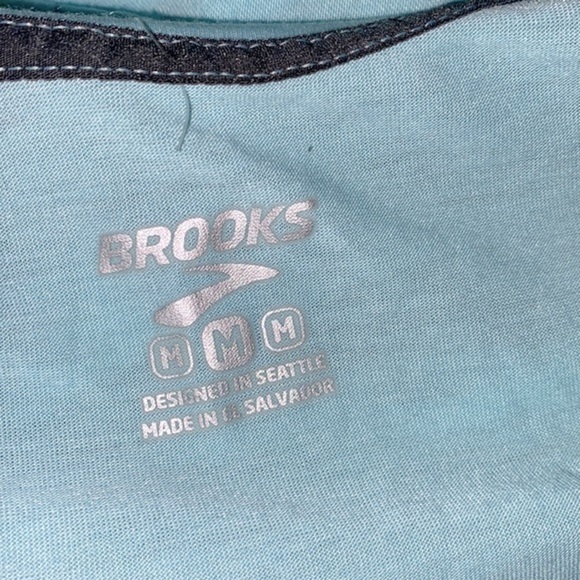 Brooks Run Happy athletic T-shirt T-shirt size medium - Picture 3 of 4